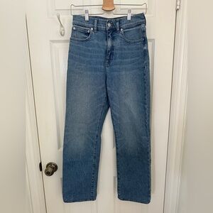 Madewell Women's Straight Leg Blue Jeans